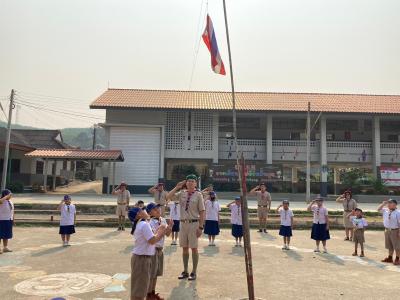 กิจกรรมเดินทางไกลลูกเสือสำรอง ของนักเรียนชั้นประถมศึกษาปีที่ 1-3