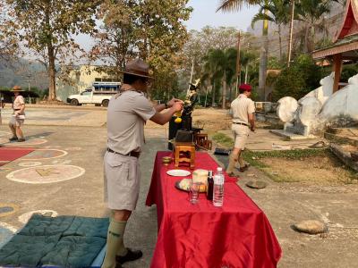 กิจกรรมเดินทางไกลลูกเสือสำรอง ของนักเรียนชั้นประถมศึกษาปีที่ 1-3