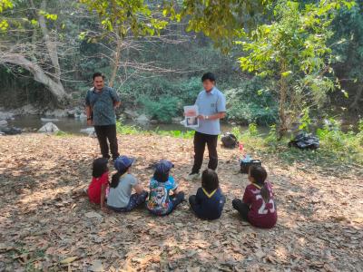 กิจกรรมเดินทางไกลลูกเสือสำรอง ของนักเรียนชั้นประถมศึกษาปีที่ 1-3
