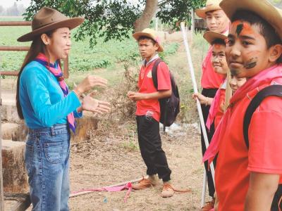 กิจกรรมการเดินทางไกลและเข้าค่ายพักแรม ลูกเสือ -เนตรนารีสามัญ