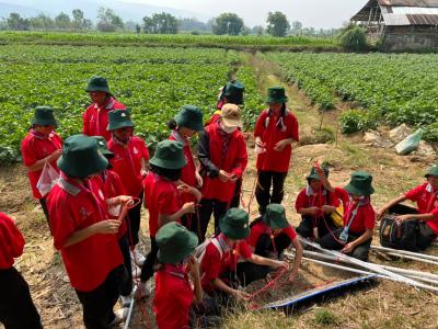 กิจกรรมการเดินทางไกลและเข้าค่ายพักแรม ลูกเสือ -เนตรนารีสามัญ